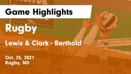 Rugby  vs Lewis & Clark - Berthold  Game Highlights - Oct. 25, 2021