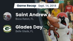 Recap: Saint Andrew's  vs. Glades Day  2018