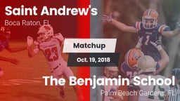 Matchup: St. Andrew's vs. The Benjamin School 2018