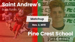 Matchup: St. Andrew's vs. Pine Crest School 2018