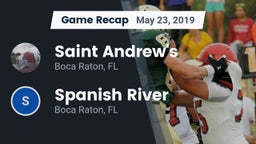 Recap: Saint Andrew's  vs. Spanish River  2019