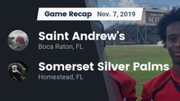 Recap: Saint Andrew's  vs. Somerset Silver Palms 2019