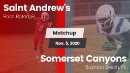 Matchup: St. Andrew's vs. Somerset Canyons 2020