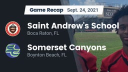 Recap: Saint Andrew's School vs. Somerset Canyons 2021