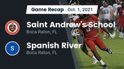 Recap: Saint Andrew's School vs. Spanish River  2021