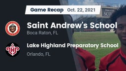 Recap: Saint Andrew's School vs. Lake Highland Preparatory School 2021