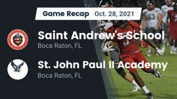 Recap: Saint Andrew's School vs. St. John Paul II Academy 2021