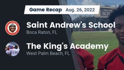 Recap: Saint Andrew's School vs. The King's Academy 2022