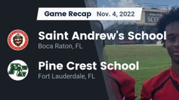 Recap: Saint Andrew's School vs. Pine Crest School 2022