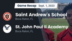 Recap: Saint Andrew's School vs. St. John Paul II Academy 2023