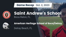 Recap: Saint Andrew's School vs. American Heritage School of Boca/Delray 2023