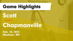 Scott  vs Chapmanville  Game Highlights - Feb. 10, 2022