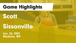 Scott  vs Sissonville  Game Highlights - Jan. 26, 2023
