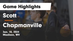 Scott  vs Chapmanville  Game Highlights - Jan. 10, 2024