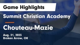 Summit Christian Academy  vs Chouteau-Mazie  Game Highlights - Aug. 21, 2023