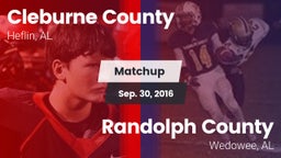 Matchup: Cleburne County vs. Randolph County  2016