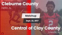 Matchup: Cleburne County vs. Central  of Clay County 2017