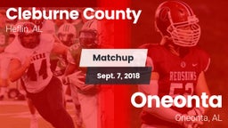 Matchup: Cleburne County vs. Oneonta  2018