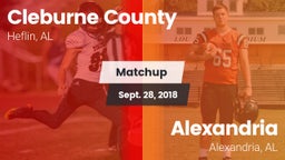 Matchup: Cleburne County vs. Alexandria  2018