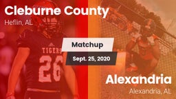 Matchup: Cleburne County vs. Alexandria  2020