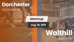 Matchup: Dorchester vs. Walthill  2019