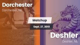 Matchup: Dorchester vs. Deshler  2019