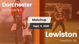 Matchup: Dorchester vs. Lewiston  2020