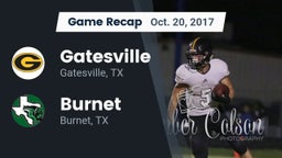 Recap: Gatesville  vs. Burnet  2017