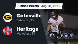 Recap: Gatesville  vs. Heritage  2018