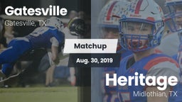 Matchup: Gatesville High vs. Heritage  2019