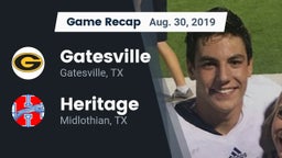 Recap: Gatesville  vs. Heritage  2019