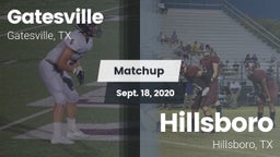 Matchup: Gatesville High vs. Hillsboro  2020