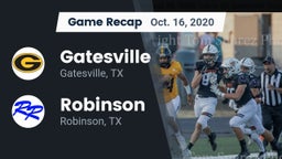 Recap: Gatesville  vs. Robinson  2020