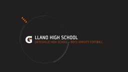 Gatesville football highlights Llano High School