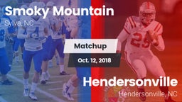 Matchup: Smoky Mountain vs. Hendersonville  2018