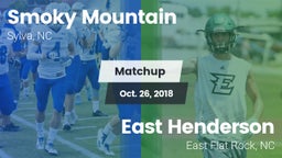 Matchup: Smoky Mountain vs. East Henderson  2018