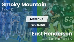 Matchup: Smoky Mountain vs. East Henderson  2019