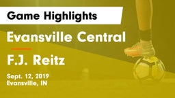 Evansville Central  vs F.J. Reitz  Game Highlights - Sept. 12, 2019