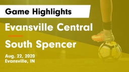 Evansville Central  vs South Spencer  Game Highlights - Aug. 22, 2020