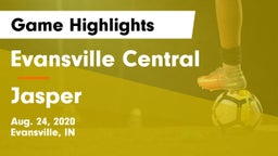 Evansville Central  vs Jasper  Game Highlights - Aug. 24, 2020