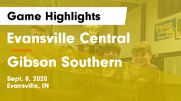 Evansville Central  vs Gibson Southern  Game Highlights - Sept. 8, 2020