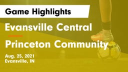 Evansville Central  vs Princeton Community  Game Highlights - Aug. 25, 2021