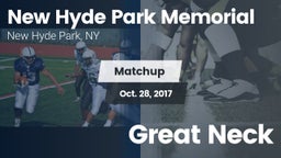 Matchup: New Hyde Park Memori vs. Great Neck 2017