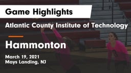Atlantic County Institute of Technology vs Hammonton  Game Highlights - March 19, 2021