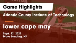 Atlantic County Institute of Technology vs lower cape may  Game Highlights - Sept. 22, 2022