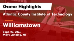 Atlantic County Institute of Technology vs Williamstown  Game Highlights - Sept. 20, 2023