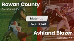 Matchup: Rowan County vs. Ashland Blazer  2017
