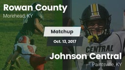 Matchup: Rowan County vs. Johnson Central  2017