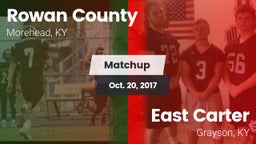 Matchup: Rowan County vs. East Carter  2017