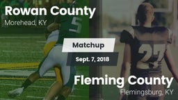 Matchup: Rowan County vs. Fleming County  2018